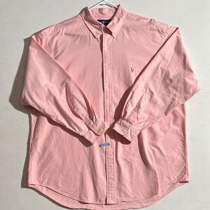 Ralph Lauren Men's Casual Pink Button Down Shirt
